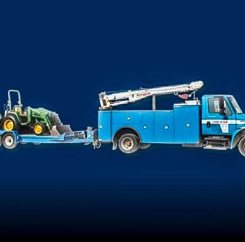 John Deere 420 Back Hoe and Pump Truck